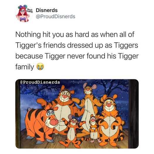 The moment we all learned that the family you choose can be just as real. Right in the childhood feels! 😭
