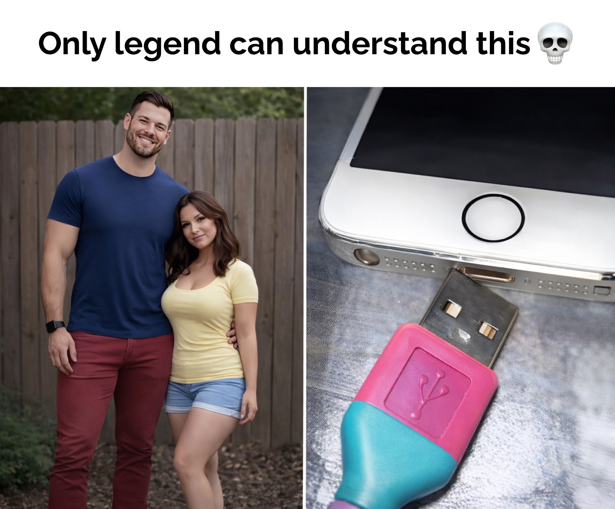 Some connections require an adapter... or a lot of effort. 😂