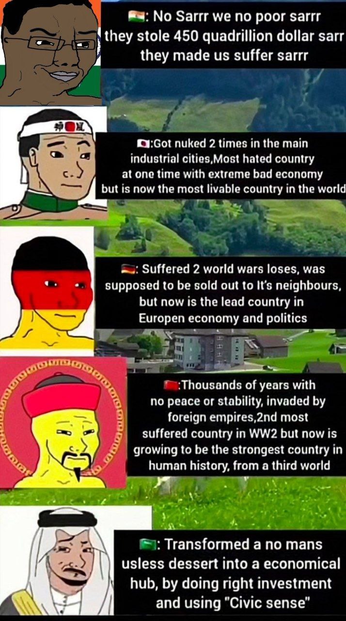 A global history lesson in 'moving on' vs. 'still checking the colonial receipts'. 🧾