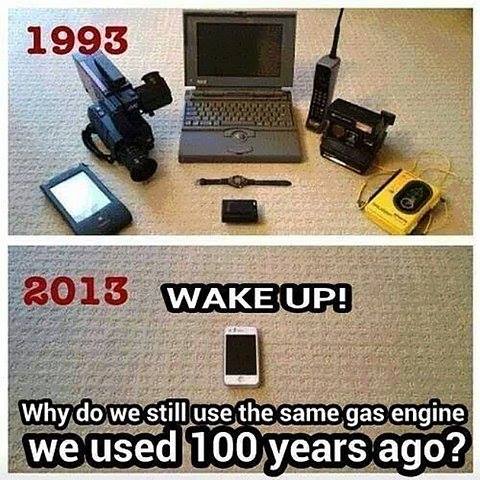 In 20 years, we consolidated an entire desk of electronics into a single smartphone, but our cars are still using tech from a century ago. Makes you think, doesn't it? 🤔
