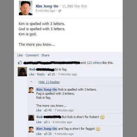 You come at the Supreme Leader, you best not miss. Poor Rob learned this the hard way. 😂