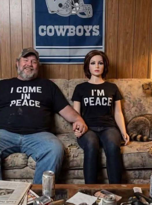 When you finally find someone who completes your sentences... and your t-shirt. Couple goals right here! 😂