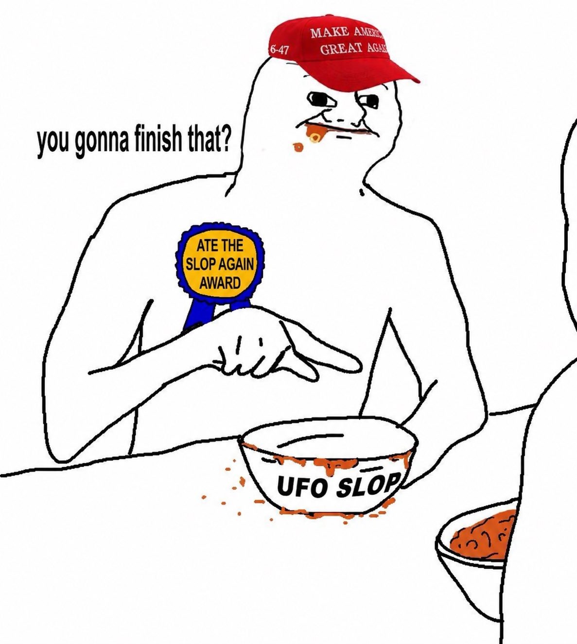 Some people just have a refined palate for Grade-A certified nonsense. Bon appétit! 👽