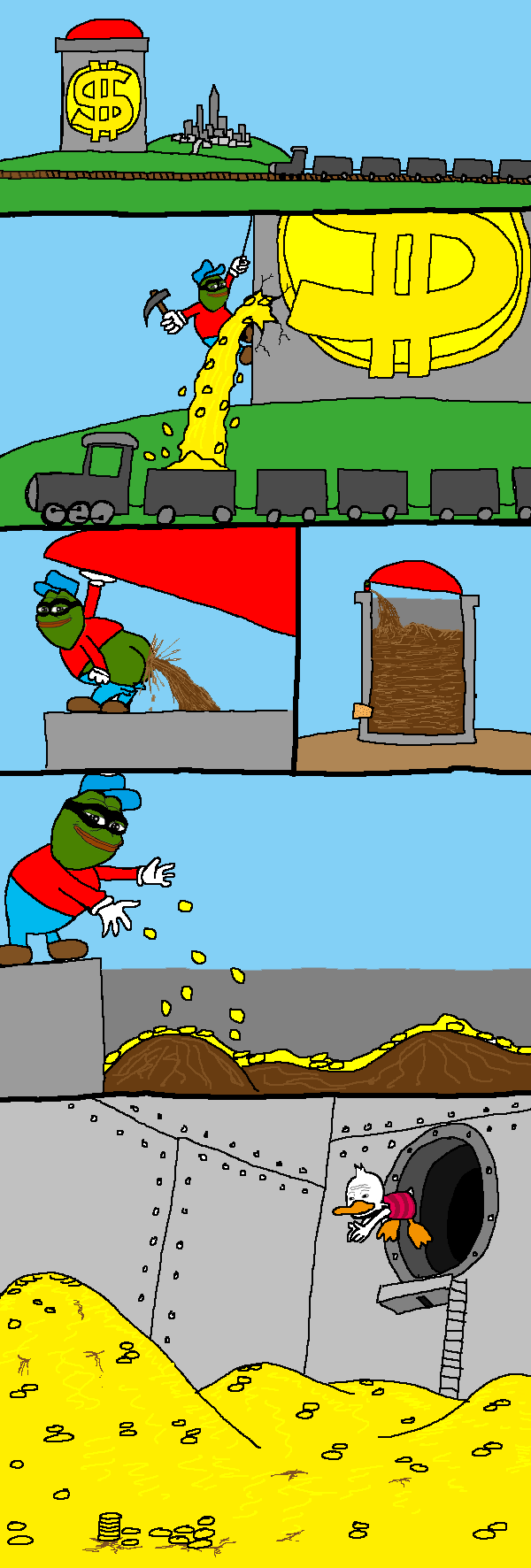 A cautionary tale for all you aspiring crypto investors. Not all that glitters is gold... sometimes it's just a carefully disguised pile of 💩.