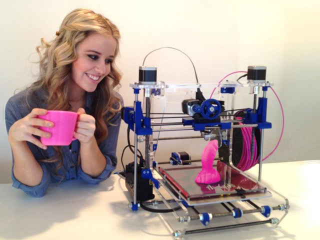 She printed the mug first to make sure she got the color just right for her next... project. 😉