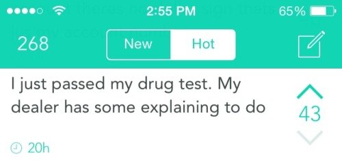 That awkward moment when you pass a test you were supposed to fail. My dealer's getting a bad review. ⭐