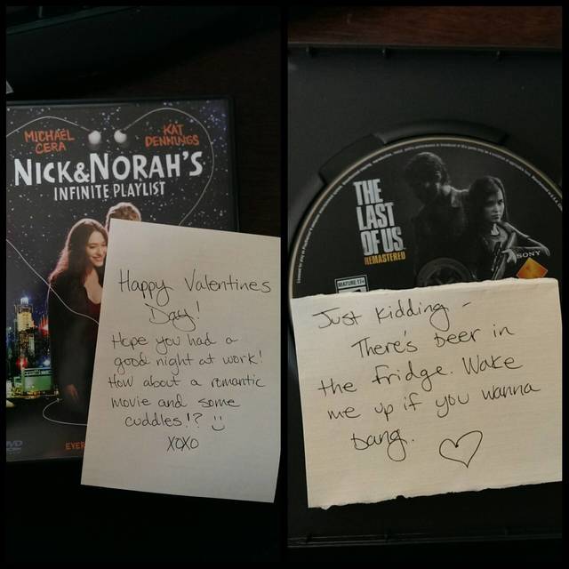 Forget romantic comedies, this is what true love on Valentine's Day looks like. 🎮❤️