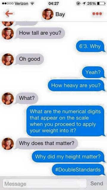When she has standards but can't handle them being applied back. The #DoubleStandards comeback was legendary. 🎤