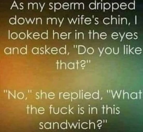 They had us in the first half, not gonna lie. Must be one messy sandwich. 🥪🤢