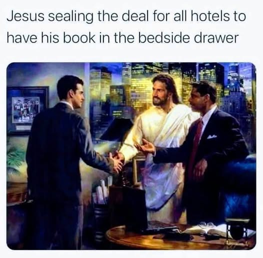 Ever wonder how the Bible ended up in every hotel room? It was a divine business negotiation. 🤝