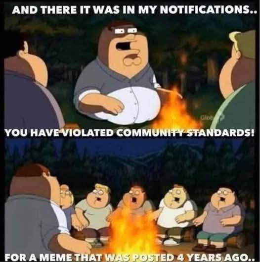 When the social media police travel back in time just to put you in Facebook jail for a 4-year-old post. 👮‍♂️⏳