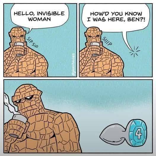 Even invisibility can't protect your morning coffee from your teammates. ☕😂