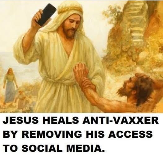 He is risen... from the endless scroll of misinformation. A true modern miracle! ✨