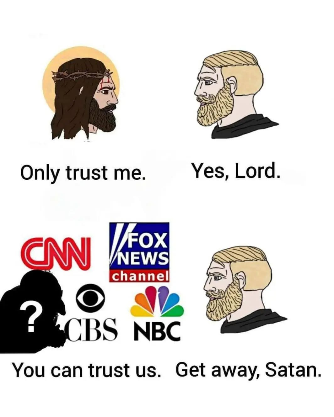 There's only one source of truth I'm subscribing to, and it doesn't have a 24-hour news cycle. 🙏