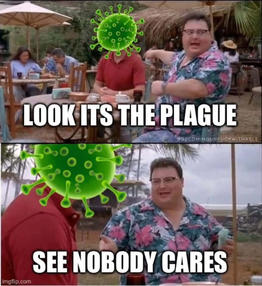 When you try to warn people about the new variant but everyone has pandemic fatigue. 🥱